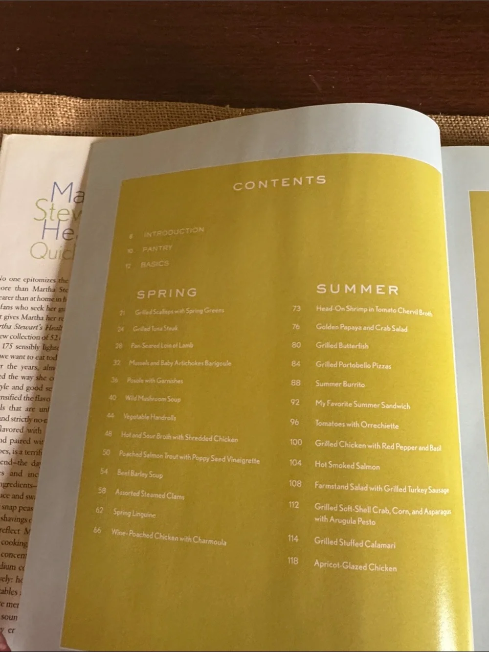 Martha Stewart’s Healthy Quick Cookbook 1997